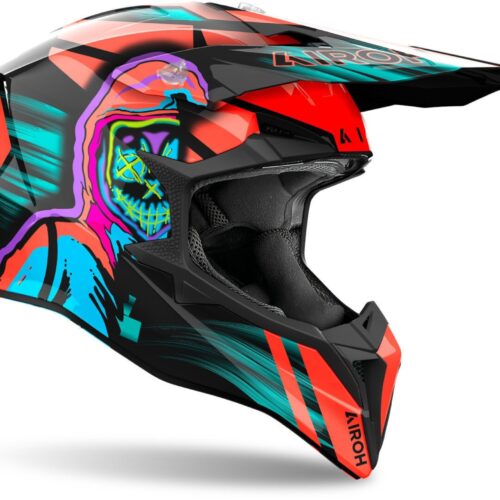 Airoh-Wraaap-Cyber-Oranz-krossikiiver(1) Airoh Wraaap Cyber krossikiiver – Oranz