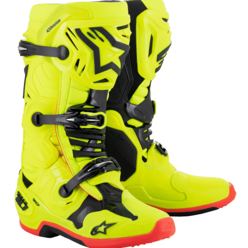 Alpinestars Tech 10 krossisaapad – Neoonkollane Alpinestars Tech 10 krossisaapad – Neoonkollane