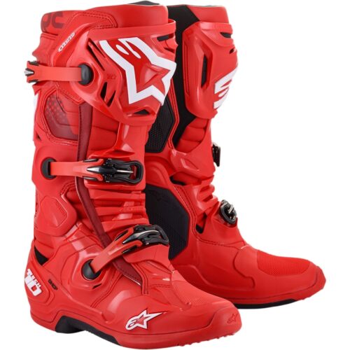 Alpinestars Tech 10 krossisaapad – Punane Alpinestars Tech 10 krossisaapad – Punane