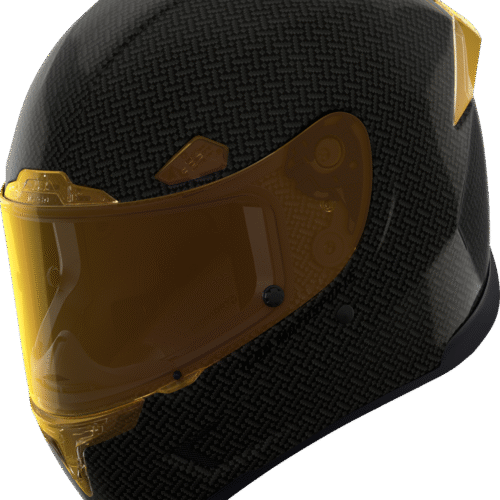 Icon Airframe Pro Carbon 4Tress kiiver - Kollane visiir Icon Airframe Pro Carbon 4Tress kiiver - Kollane visiir