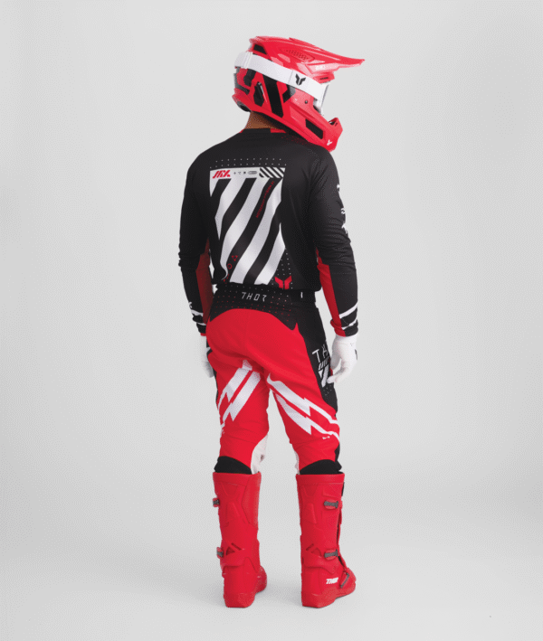 THOR Sportmode Futura mustpunane1 Motokrossiriided THOR Sportmode Futura must/punane