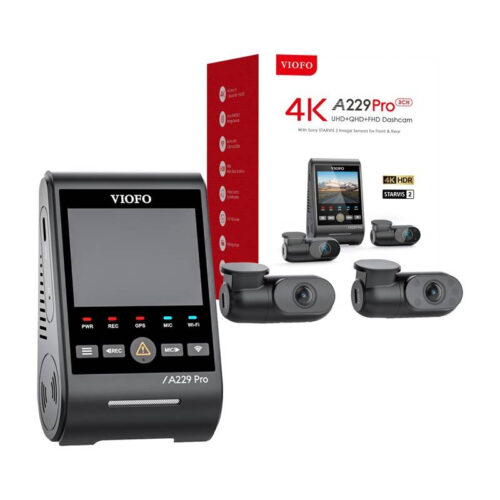 VIOFO A229 PRO 3-kanaliline 4K + 2K + 1080P WiFi, GPS Pardakaamera VIOFO A229 PRO 3-kanaliline 4K + 2K + 1080P WiFi, GPS