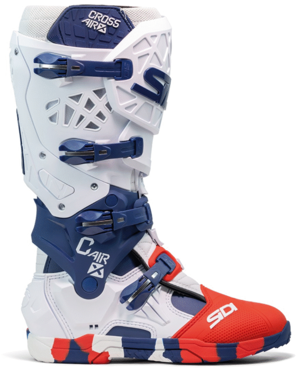 sidi-crossair-x-white-navy-red-krossisaapad(1) Sidi Crossair X krossisaapad - Valge / Sinine / Punane