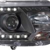 Esituled VW T5 buss 09- LED DRL mustad3 Esituled VW T5 09-15 LED DRL mustad