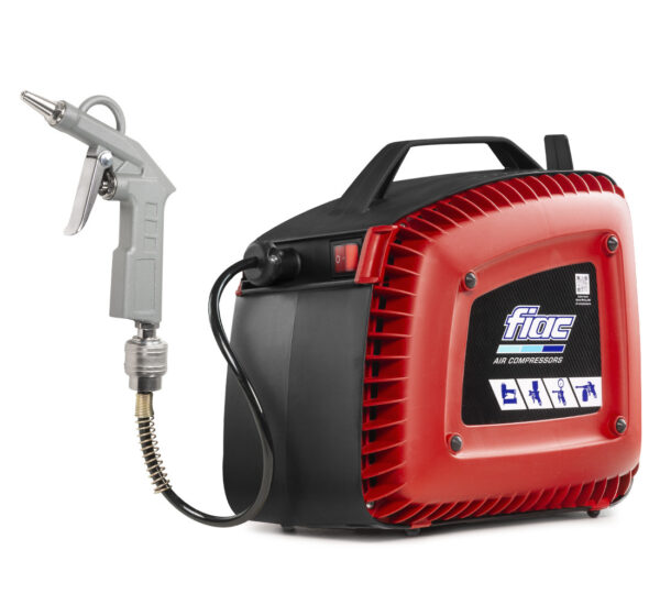 Seinale paigaldatav õhukompressor voolikurulliga