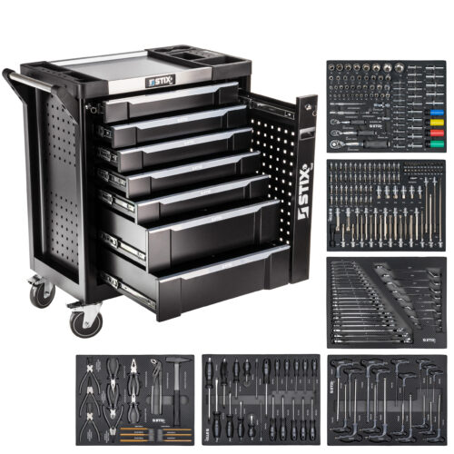 Tööriistakäru tööriistadega 267 osa