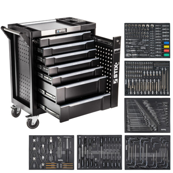 Tööriistakäru tööriistadega 267 osa